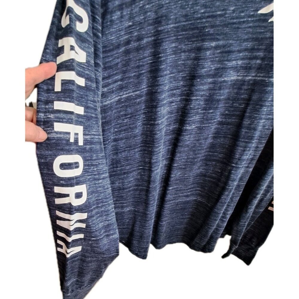 Hollister California L Men's Long Sleeve Blue Shirt No Fabric/Care Tag - Picture 6 of 8
